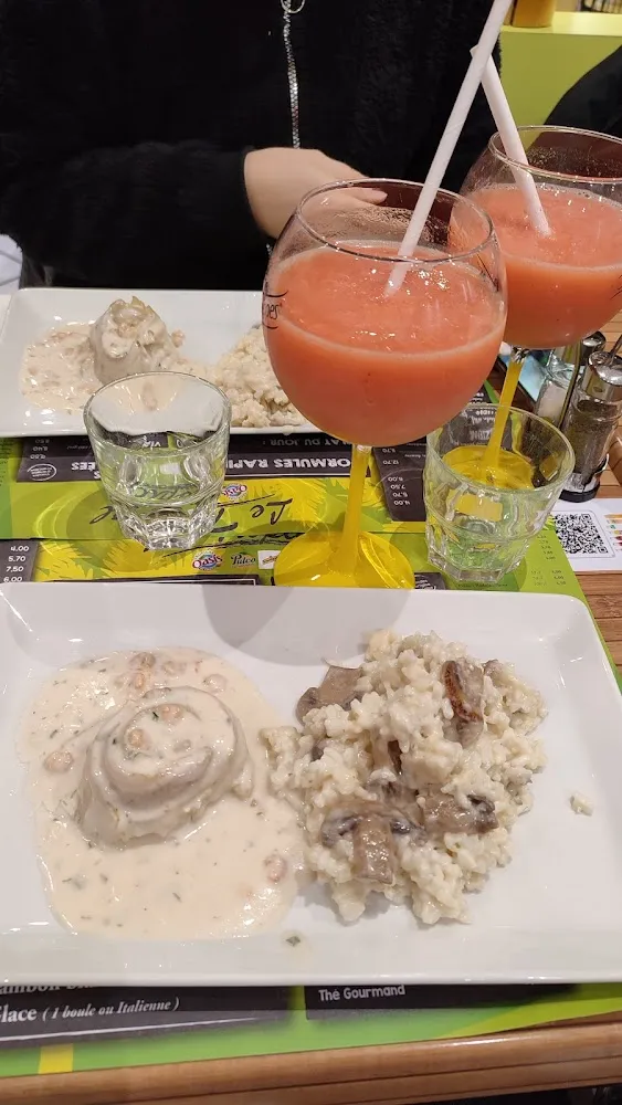 Filet de Sole Et Risotto Aux Champignons