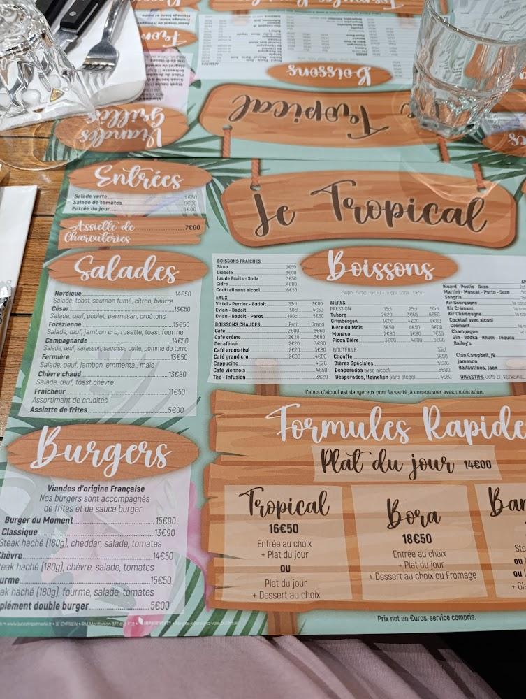 Le Tropical - Menu Image 2
